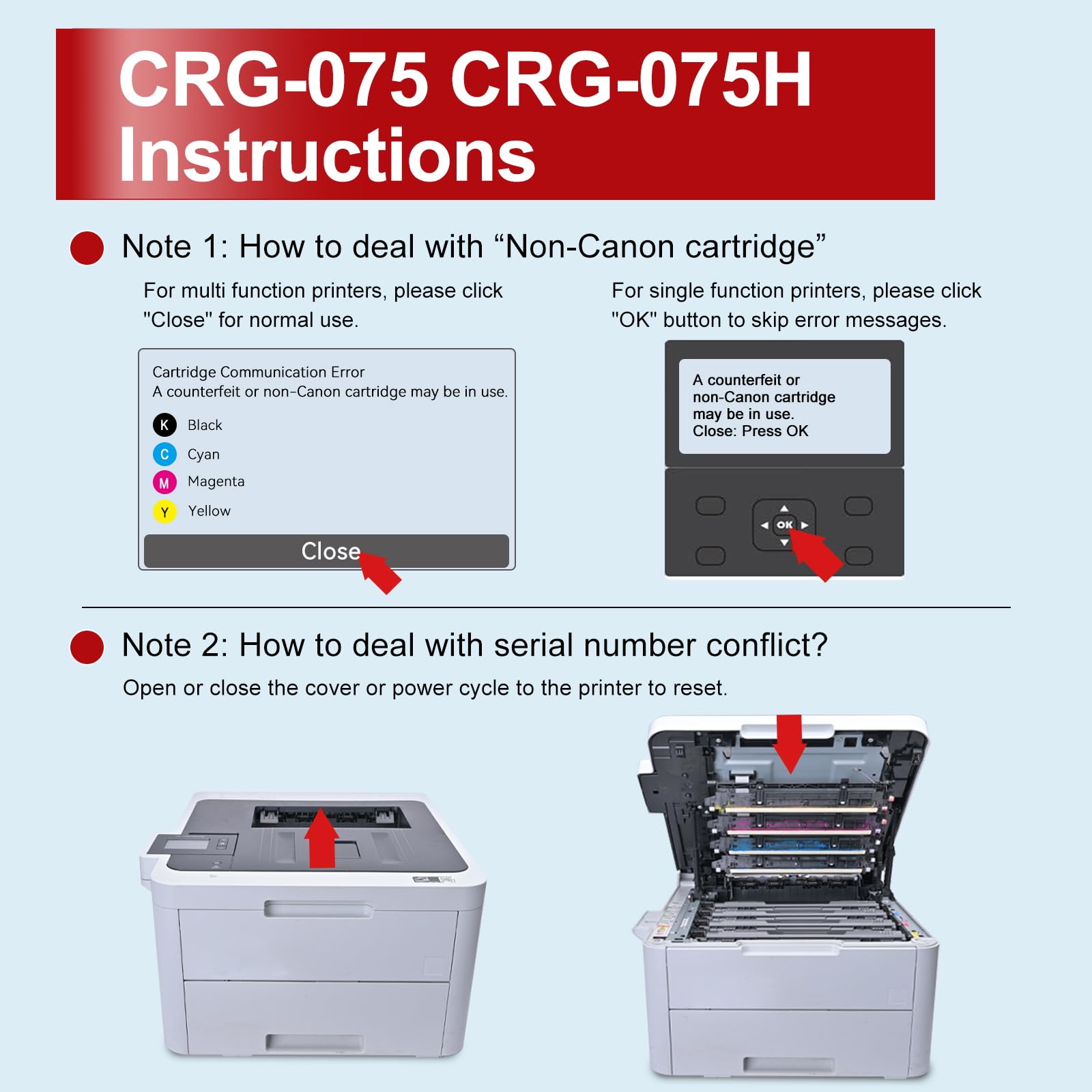 Amazon.co.jp: 075H トナーカートリッジ Canon 075H 075 交換用トナー